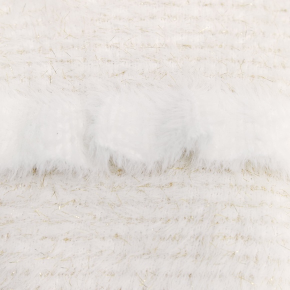 ZARA Faux Fur Sweater With Metallic Thread - Picture 2 of 8